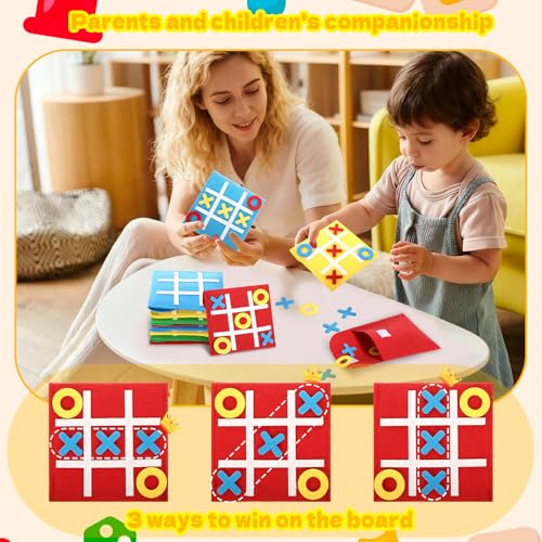 Pack 100 Juegos Tic Tac Toe Mini para niños miniatura 3