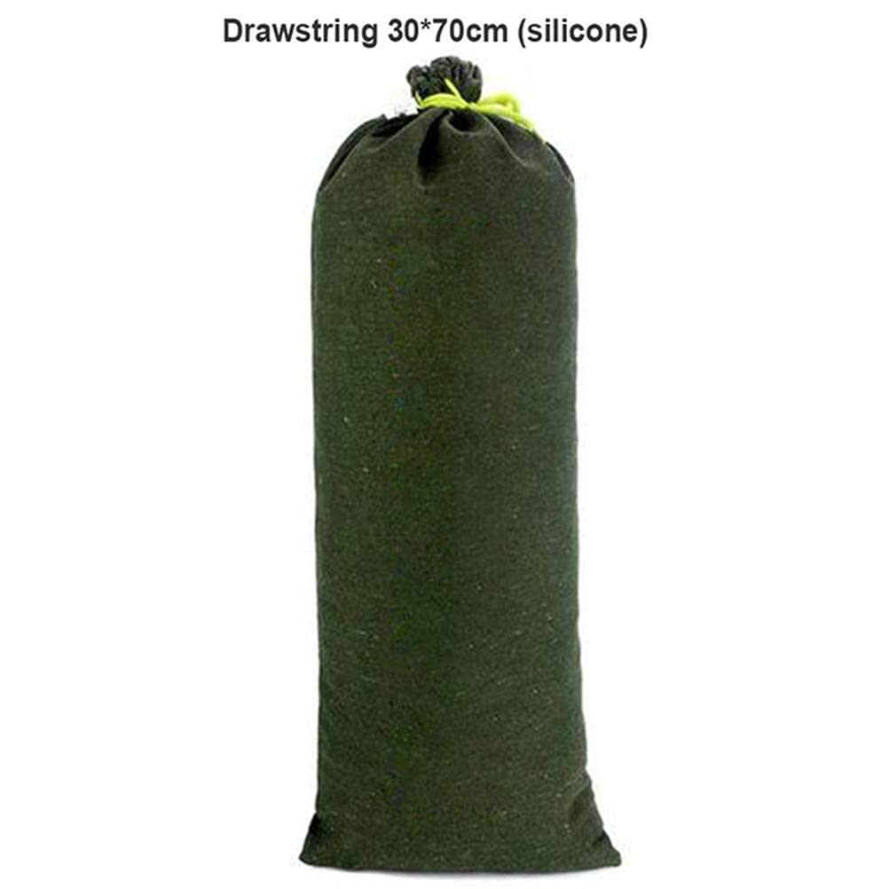 Protezione Contro Le Inondazioni - Sacco di Sabbia Riempito in Tela Resistente - Peso Addensato Con Coulisse - 30x70 cm