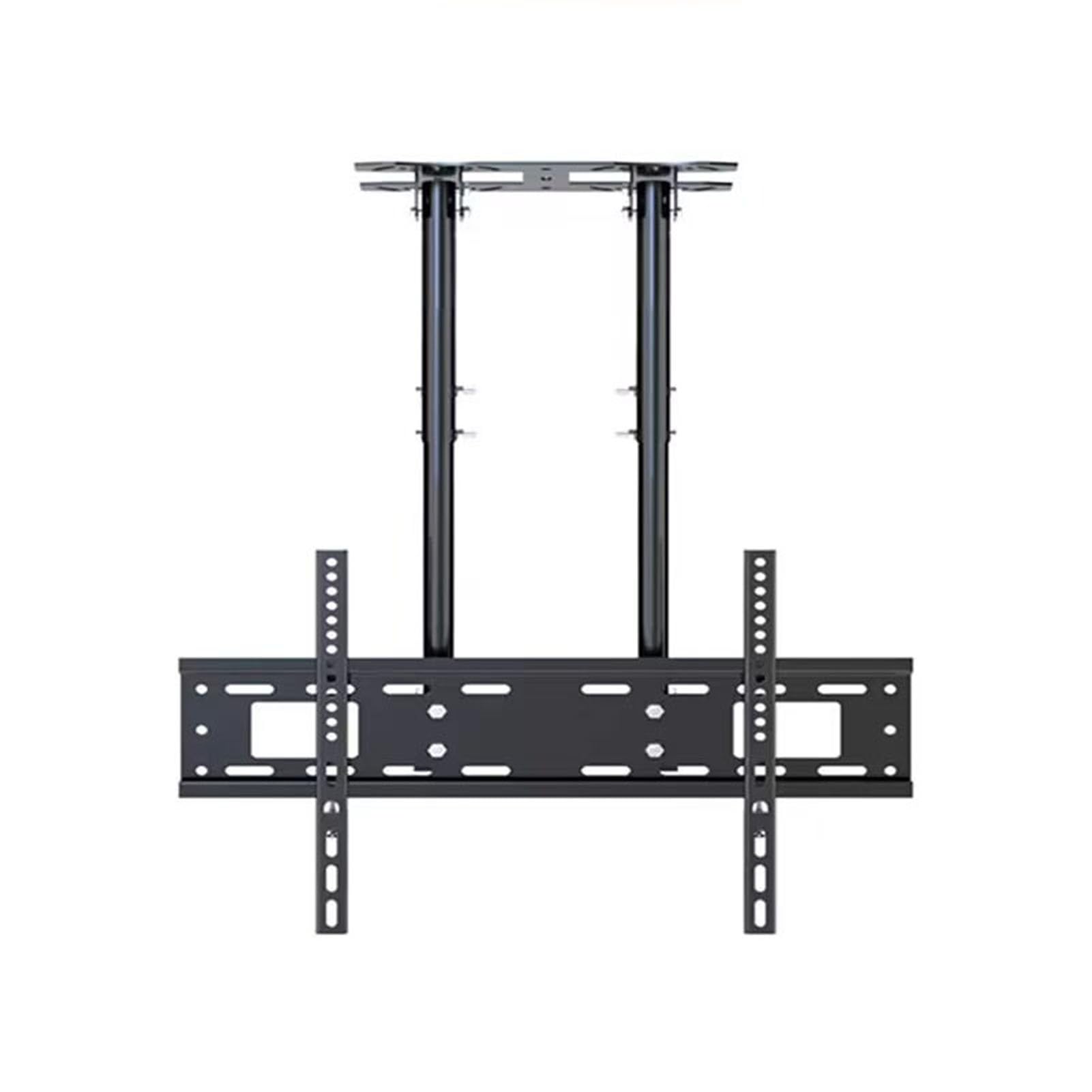 HPTHLY Tv Mounthang Smart Tv Mount Adjustable Ceiling Tv Mount Bracket Tv Wall Mount 2 Post Single Screen Tv Mount Tilt Tv Mount For 40-85 Inch Tvs Max 600X400Mm,Black-1M