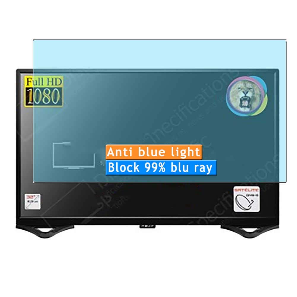 Vaxson 2-Pack Anti Blue Light Screen Protector, compatible with Nevir NVR-8050-32RD2S-SMA-N TV 31.5" TPU Film Protectors Sticker [ Not Tempered Glass ]