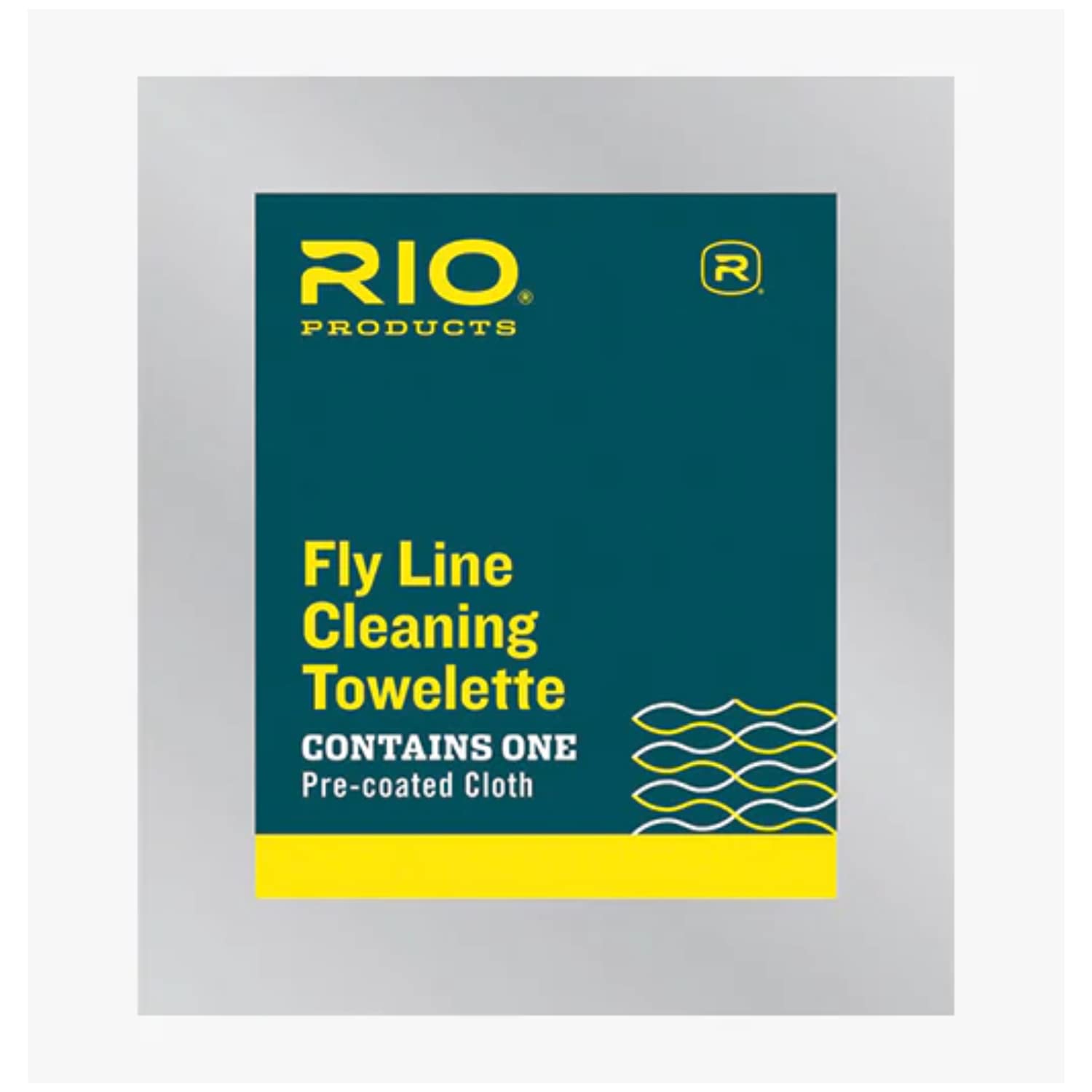 RIO PRODUCTS Fly Fishing Fly Line Cleaning Towlette (6 Pack), White