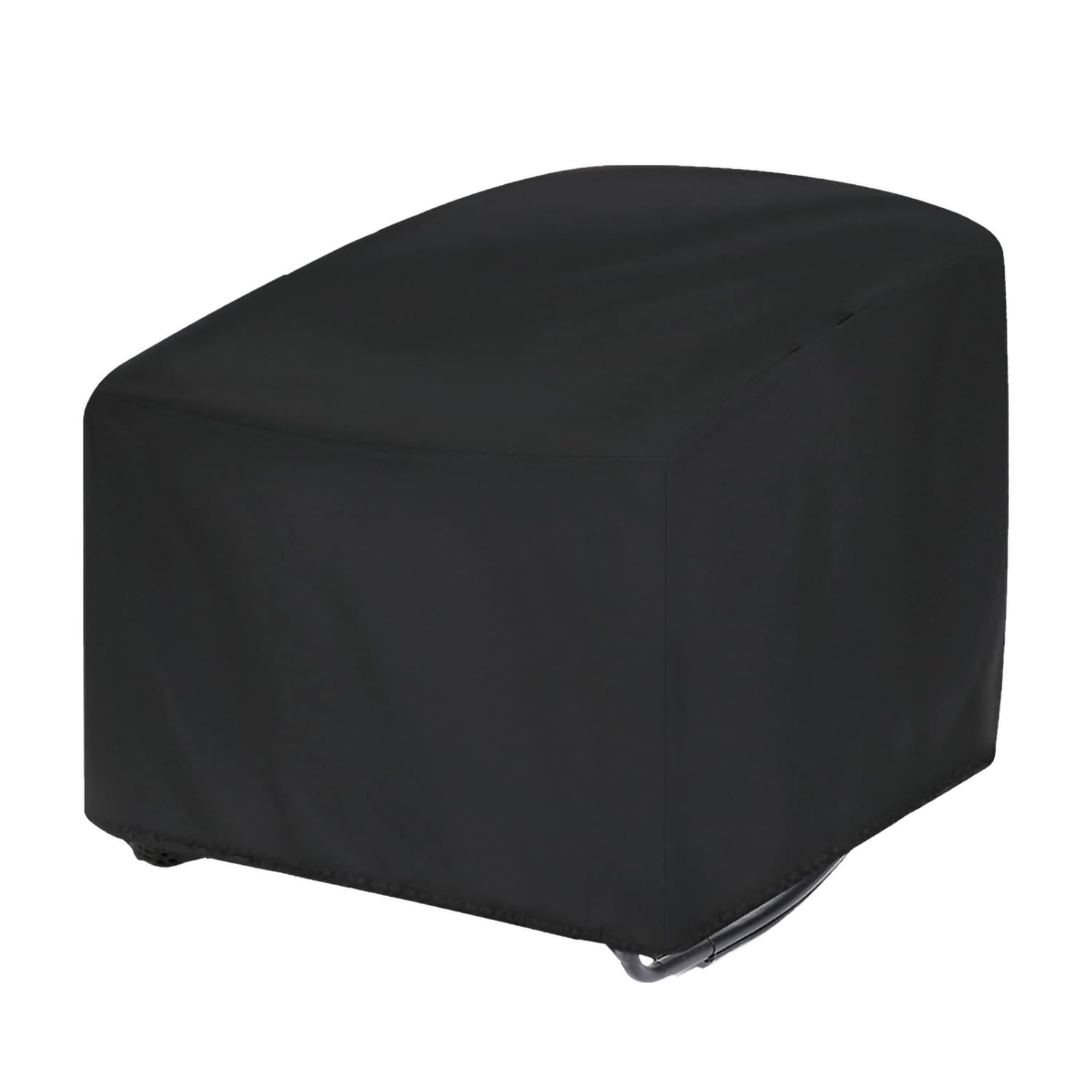 420D Oxford Papasan Schaukelstuhl Abdeckung, Outdoor Loungesessel Schutzhülle, Garten Sessel Cover für Papasan Chair, Staubschutz Abdeckung mit Kordelzug, 112×96×76 CM