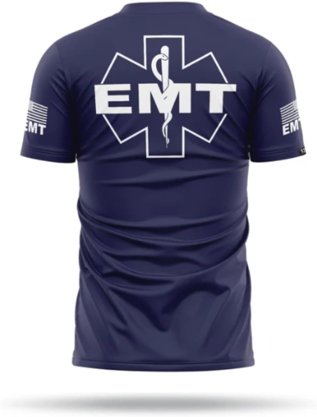 EMT Men’s Performance Duty Shirt, Lightweight Breathable Stretch Uniform, Moisture-Wicking, Durable Fit
