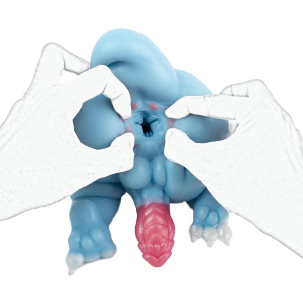 1476g Realistische Gay Drachen Masturbator Groß Tier Masturbieren für Männer mit Animal 3D Anal Taschen Muschi Tragbare Pocket Pussy Penismassage Oralsex Erotik Sex Spielzeug für die Männer Solo