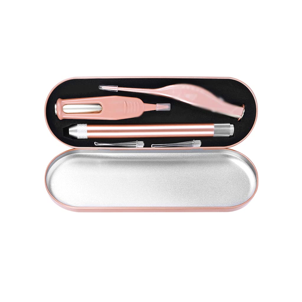 Ear Wax Removal Kit 3 Pcs Ear Wax Removal Tool with Light Ear Pick Cleaner Kit for Kit