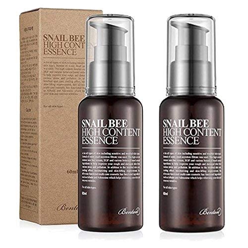 2 Bottles Benton Snail Bee High Content Essence 60 ml / 2.02 oz