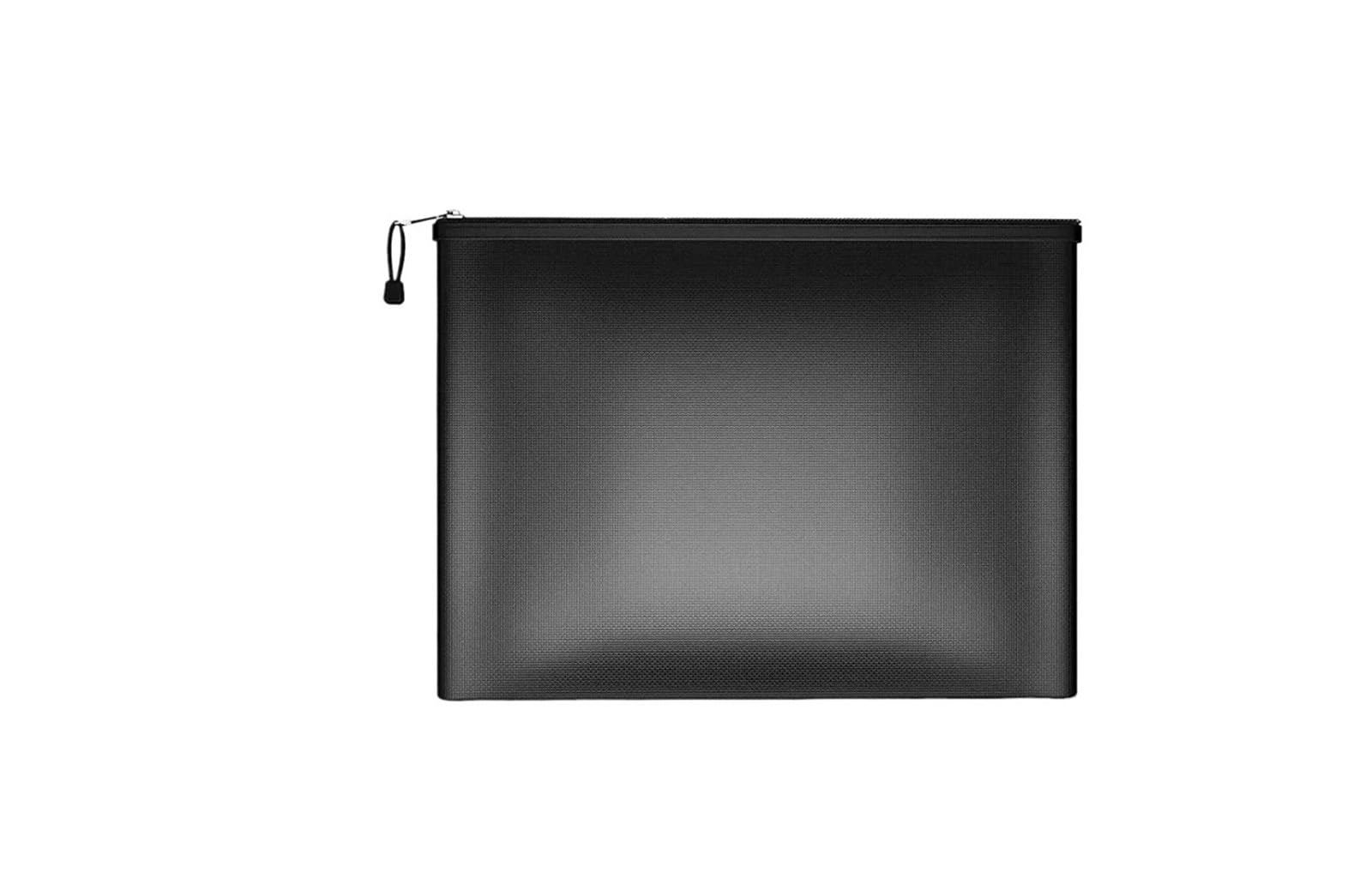 2 pezzi Borsa portadocumenti ignifuga Borsa portasoldi impermeabile Borsa portaoggetti ignifuga con cerniera Portadocumenti per Documenti Passaporto(M)