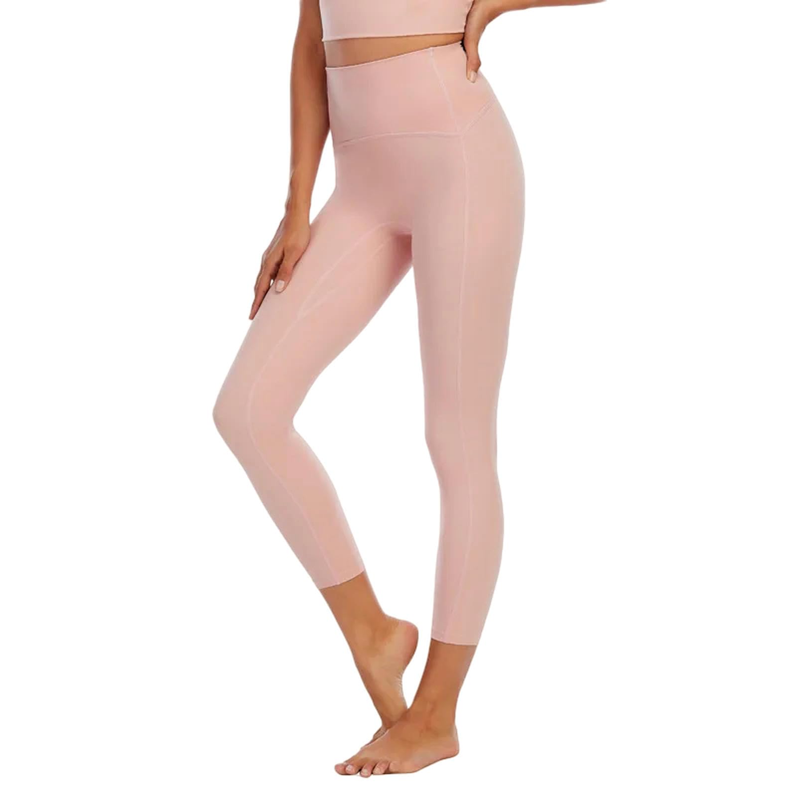 Legginsy dla kobiet z Wielkiej Brytanii damskie z wysokim stanem brzoskwiniowe obcisłe legginsy do jogi dziewięciopunktowe legginsy fitness ćwiczenia sportowe spodnie