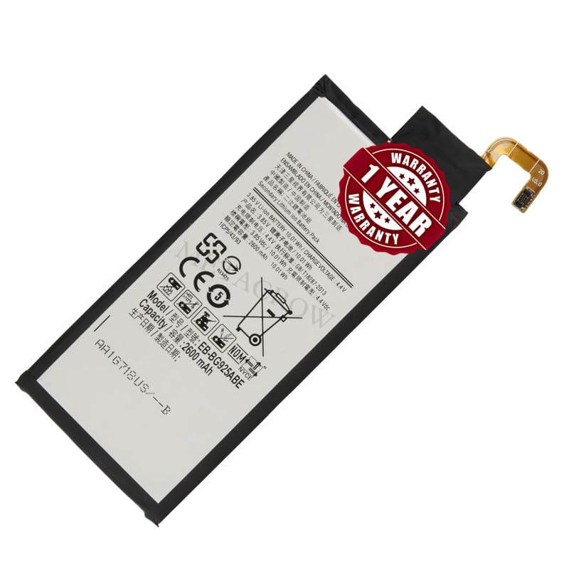 Image of Original EB-BG925ABE Battery Compatible with Samsung Galaxy S6 Edge - (2600mAh) - 1 Year Warranty CD4
