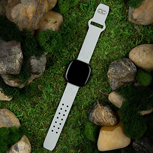 Affinity Bands Notre Dame Fighting Irish Engraved Silicone Sport Band Compatible with Fitbit Versa 3 and Sense3