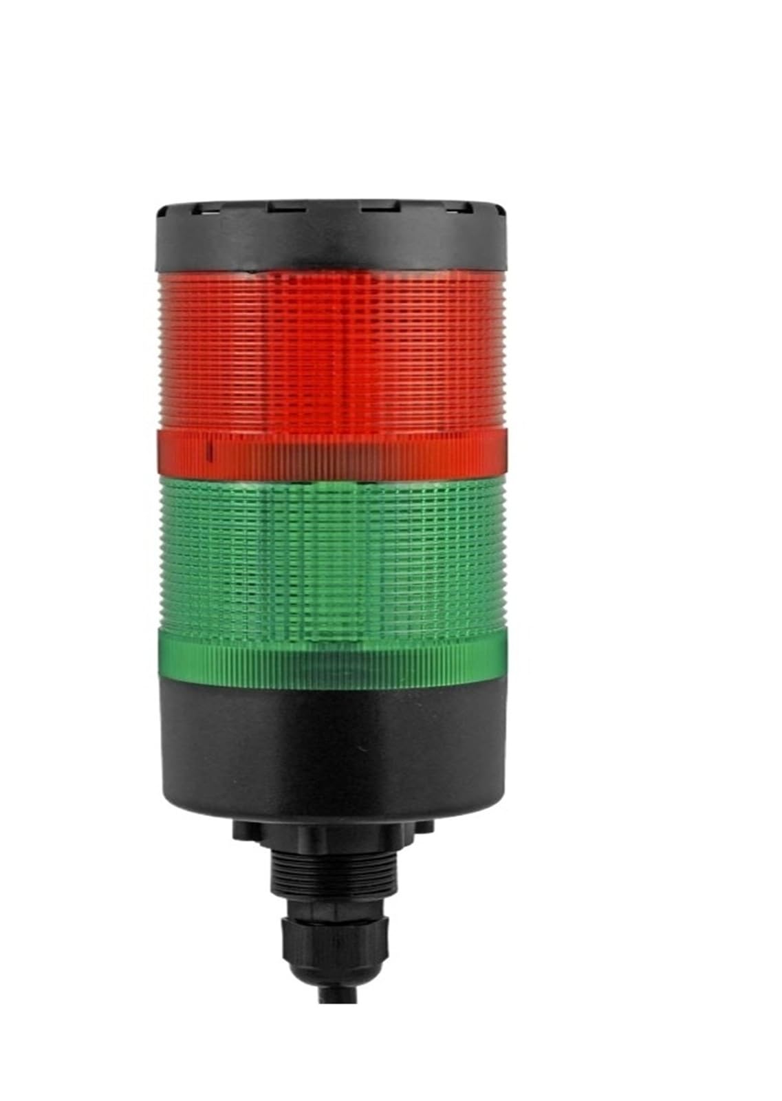 Torre de señal LED de 55 mm Luz incontinua o luz continua con zumbador (YWJD-55A/D/2/RG/24V a 220V)