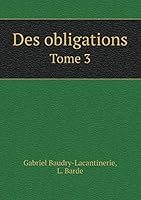 Des obligations Tome 3 5519316538 Book Cover