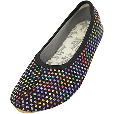 Beck Girl's Glittery Multi Gymnastics Shoes Cover