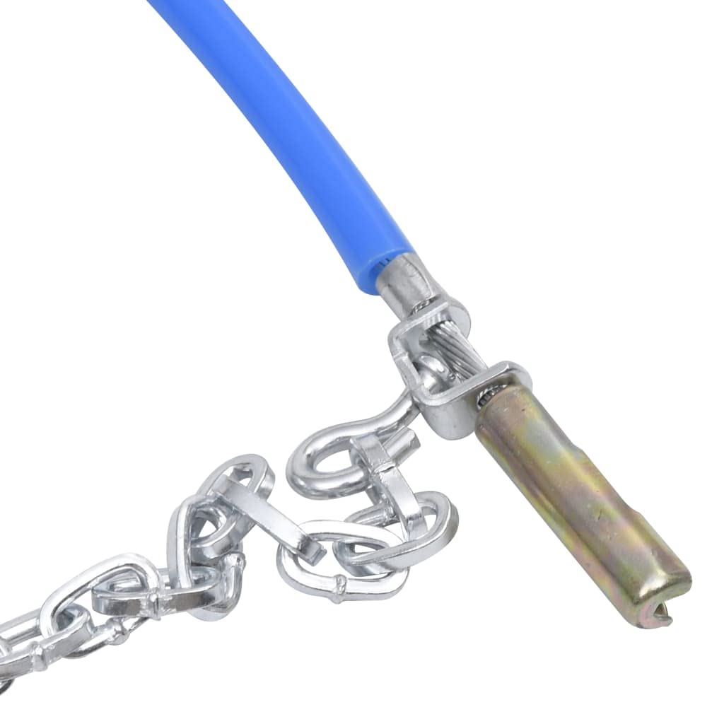 VidaXL 2 Chaînes Antidérapantes 9 Mm KN80 Pour Pneus Voiture - Traction Neige Et Glace