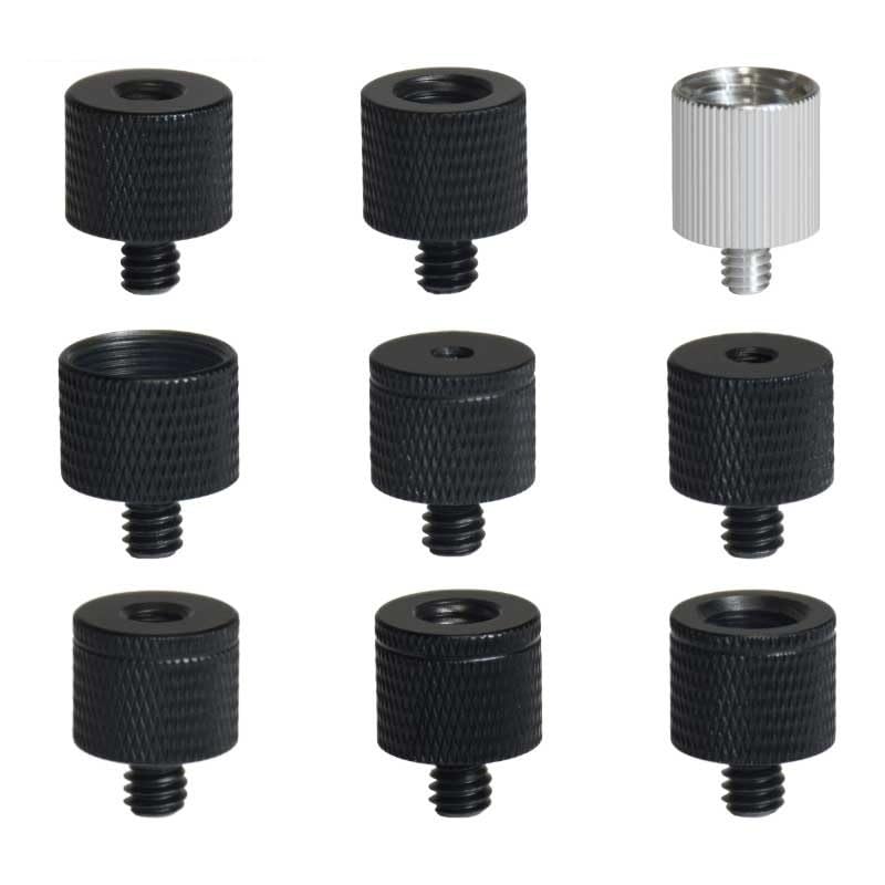 Precio al por Mayor 50 Piezas 1/4 Pulgadas Adaptador de Montaje de Tornillo de Rosca Hembra for cámara Flash trípode Soporte de luz Accesorios de fotografía(CS064 50 Pieces)
