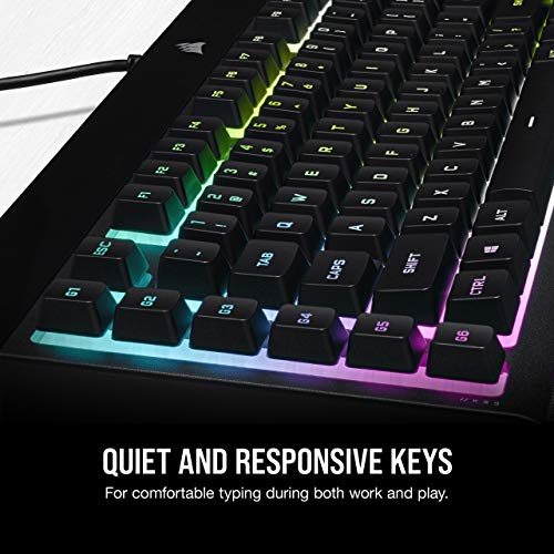 K55 RGB PRO XT Tastiera da gioco con membrana cablata QWERTY, nero - Tastiera gaming - Immagine 5