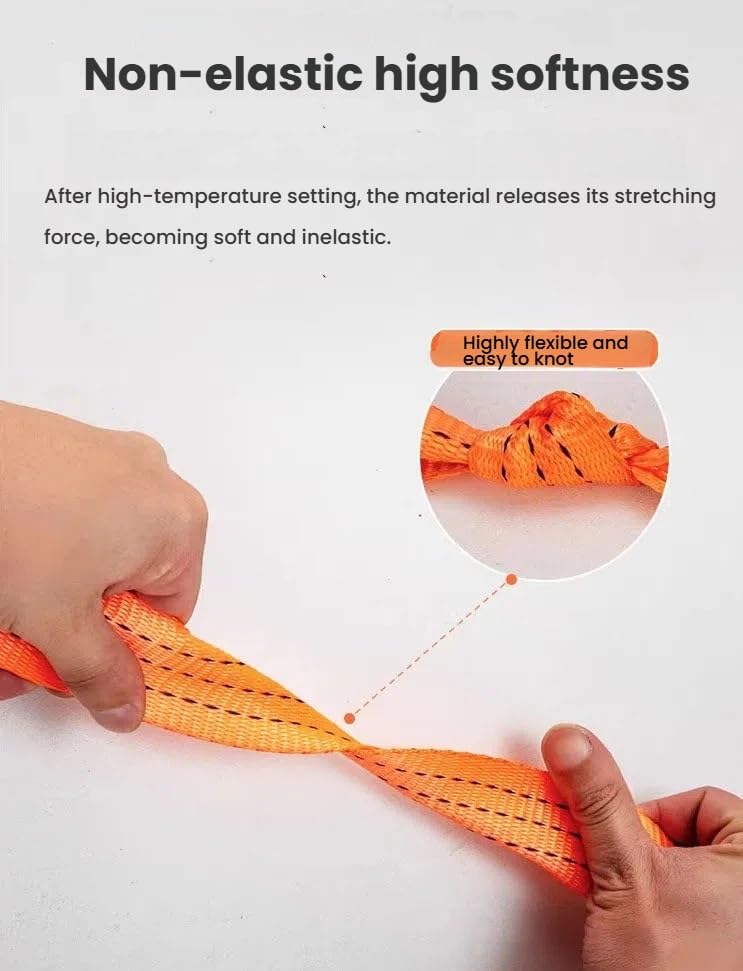 Sangles d'arrimage robustes pour levage et fixation de remorque