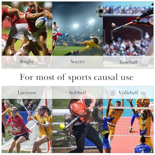 Linkidea Kids Soccer Grip Socks (2 Pairs), Anti Slip Soccer Socks for Kids Age 6-9, Soccer Non Slip Socks with Grip Pads4