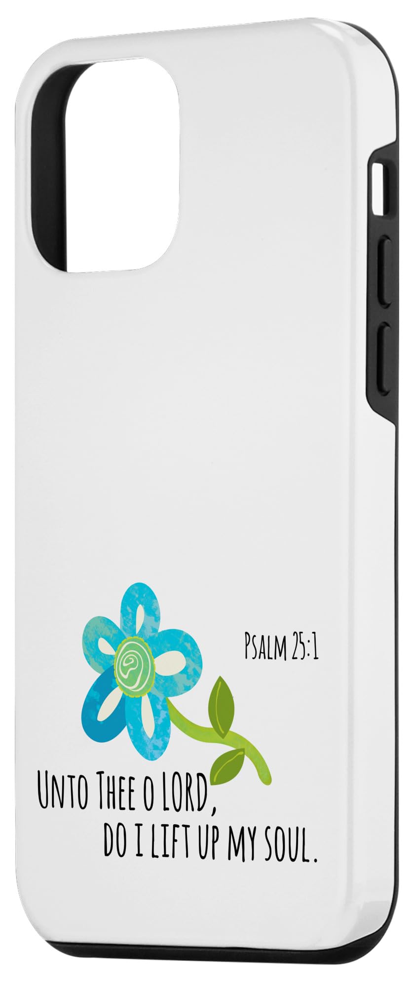 Unto Thee O LORD Do I Lift Up My Soul Prayer Bible Scripture Case for iPhone 12 mini - Image 2
