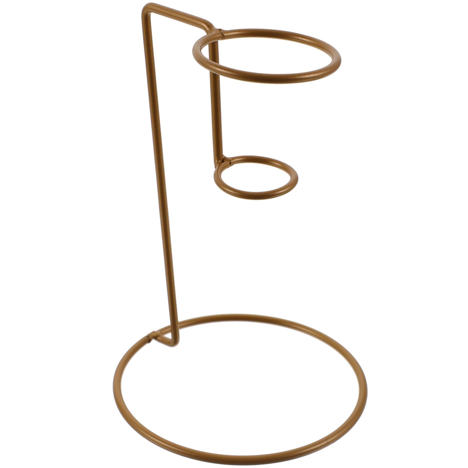 WRITWAA Golden Iron Ice Cream Cone Holder Stand, Single-Head Ice Cream Display Rack for Parties, Snacks, and Desserts, Reliable and Easy to Clean