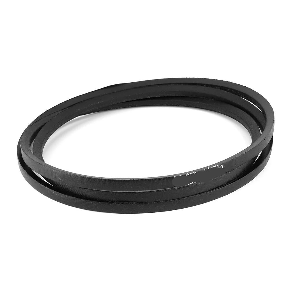 Correa de transmisión de Cubierta de cortacésped Compatible con Repuesto 131290, 1/2 Pulgadas x 88 Pulgadas, para Tractores de césped de 38 y 44 Pulgadas