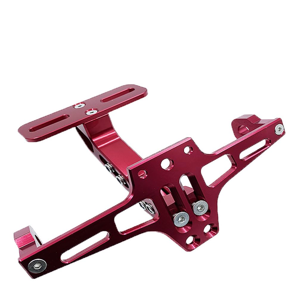 Manubrio Motocross SCAR 22mm - In Alluminio Anodizzato, Con Paracolpo Rosso, Per Honda CB, Suzuki Bandit