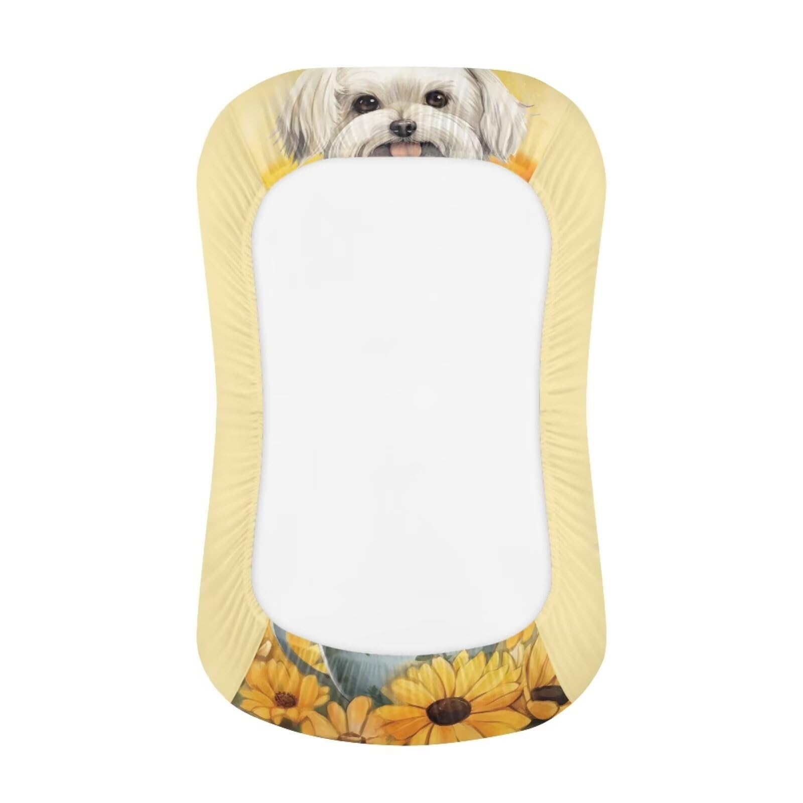 Kathyboom Cup Dog Baby Lounger Cover for Newborn Baby Boys and Girls Comfortable Baby Nest Pillow Cover for Infant Baby Boys and Girls