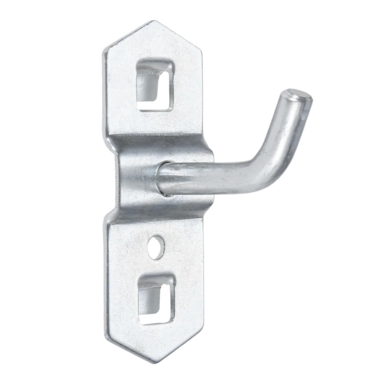 Luysgbxr One Color Stainless Steel Ceiling Hooks 5Pcs Hole Board Hooks 25Mm 0.98" Steel Pendant Single Oblique Hangers Organized Garage Tools Key