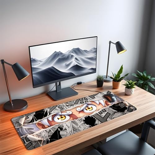 Image of XL Extended Gaming Mouse Pad | XXL Large Desk Mat 60x30cm for Laptop & PC | Non-Slip Rubber Base, Waterproof, Durable & Smooth Surface | Office, Gaming & Study, asthetic