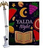 Ornament Collection Yalda Night Burlap House Flag Eagle Set Religious Faith Hope Grace Peace Dove Christian Religion Easter Decoration Banner Small Garden Yard Gift Double-Sided, Made in USA