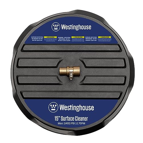 Image of Westinghouse Universal 15 inch Pressure Washer Surface Cleaner Attachment - 3400 Max PSI, 1 /4 inch Connector - For Gas and Electric Pressure Washers