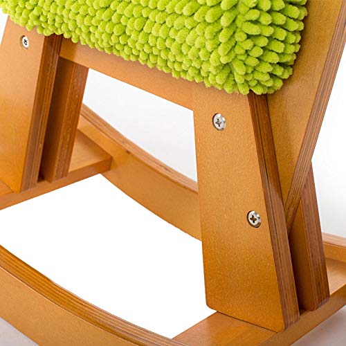 YWSZJ Massivholz Kinder Schaukelpferd Trojaner Kinder Schaukelpferd Spielzeug Schaukelstuhl Geschenk – Bild 7