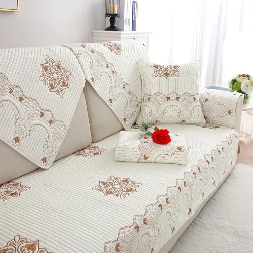 ソファカバー マルチカバー 北欧 70*180cm 綿 キルト 春 夏 秋 冬 シンプル ソファーカバー ソファーシーツ 肘掛け ソファマット 室内マット カウチ ベッドカバー 02 滑り止め キズ防止 汚れ防止 洗濯OK 1/2/3人掛け ソファー保護