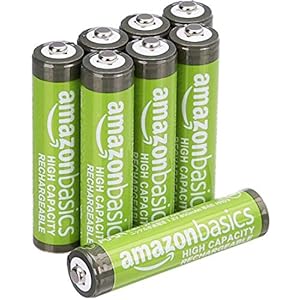 Amazonベーシック 充電池 充電式ニッケル水素電池 単4形8個パック 1,053円（131.6円/個）送料無料！
