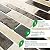 LONGKING 10-Sheet Brown Peel and Stick Backsplash Tile for Kitchen, Vinyl Stick on Tile Stickers for Wall, Kitchen, Bathroom, Counter Top