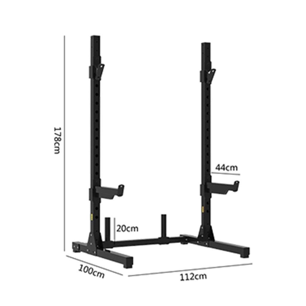 OTQEFTN Weightlifting Commercial Bench Press Dip Stands Horizontal Bar Pull-ups Professional Squat Rack Bench Press Barbell Rack Weight Training Rack Gantry Fitness Equipment