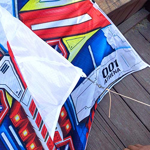 Crefotu Kite Spool - 50 LB 500 Feets - Kite Line for Kids/Teens (Red)