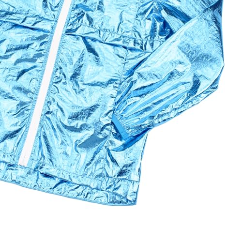 Image of JESKIDS Girls Boys Rain Jacket Lightweight Waterproof Raincoat Breathable Windbreaker for Kids Outdoor 4-13 Years