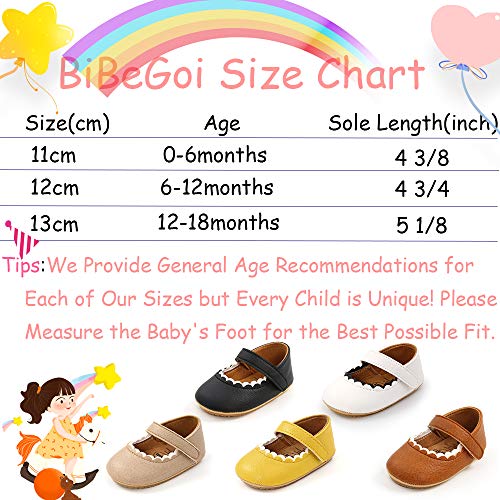 BiBeGoi Baby Baby Meisjes Strik Mary Jane Peuter Zachte Anti-slip Zool Prinses Bruiloft Jurk Eerste Wandelen Flats… - Image 8