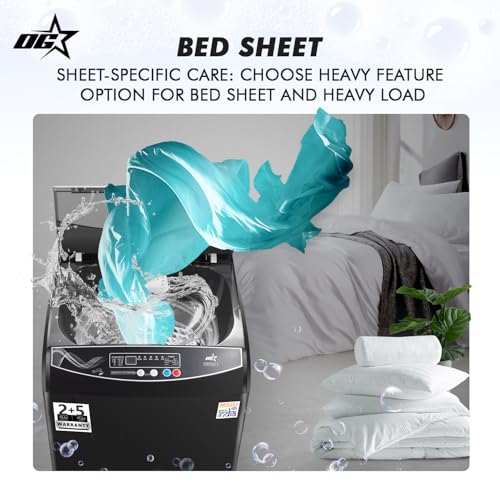 Image of OG Star Smart Choice 10.5 Kg Fully Automatic Top Load Washing Machine | 900 RPM Motor | Multiple Wash Modes | Air Dry | Diamond Drum | Smart Water Level | Powerful Performance