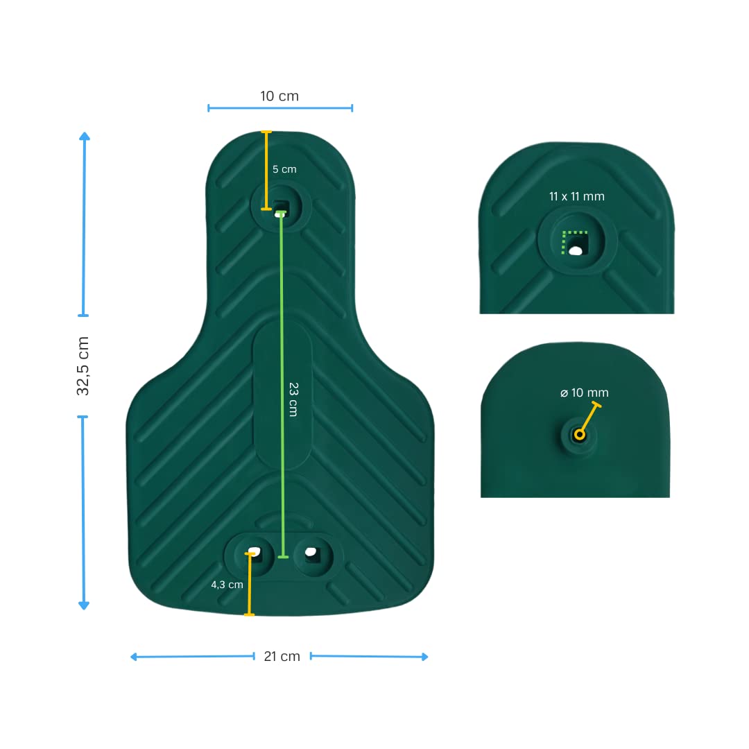 Schaukel Sitzersatz Aus Kunststoff - Wetterfester Ersatzsitz Für Park & Garten