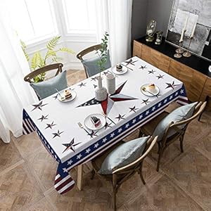 Rectangle Tablecloth 60x84 inch July 4th Independence Day Payty USA Flag Stars Blue Red Stripe Waterproof Polyester Table Cloth Decorative Oil-Proof Table Cover for Dining Table Banquets Party Rectangle Tablecloth 60×84 inch July 4th Independence Day Payty USA Flag Stars Blue Red Stripe Waterproof Polyester Table Cloth Decorative Oil Proof Table Cover for Dining Table Banquets Party