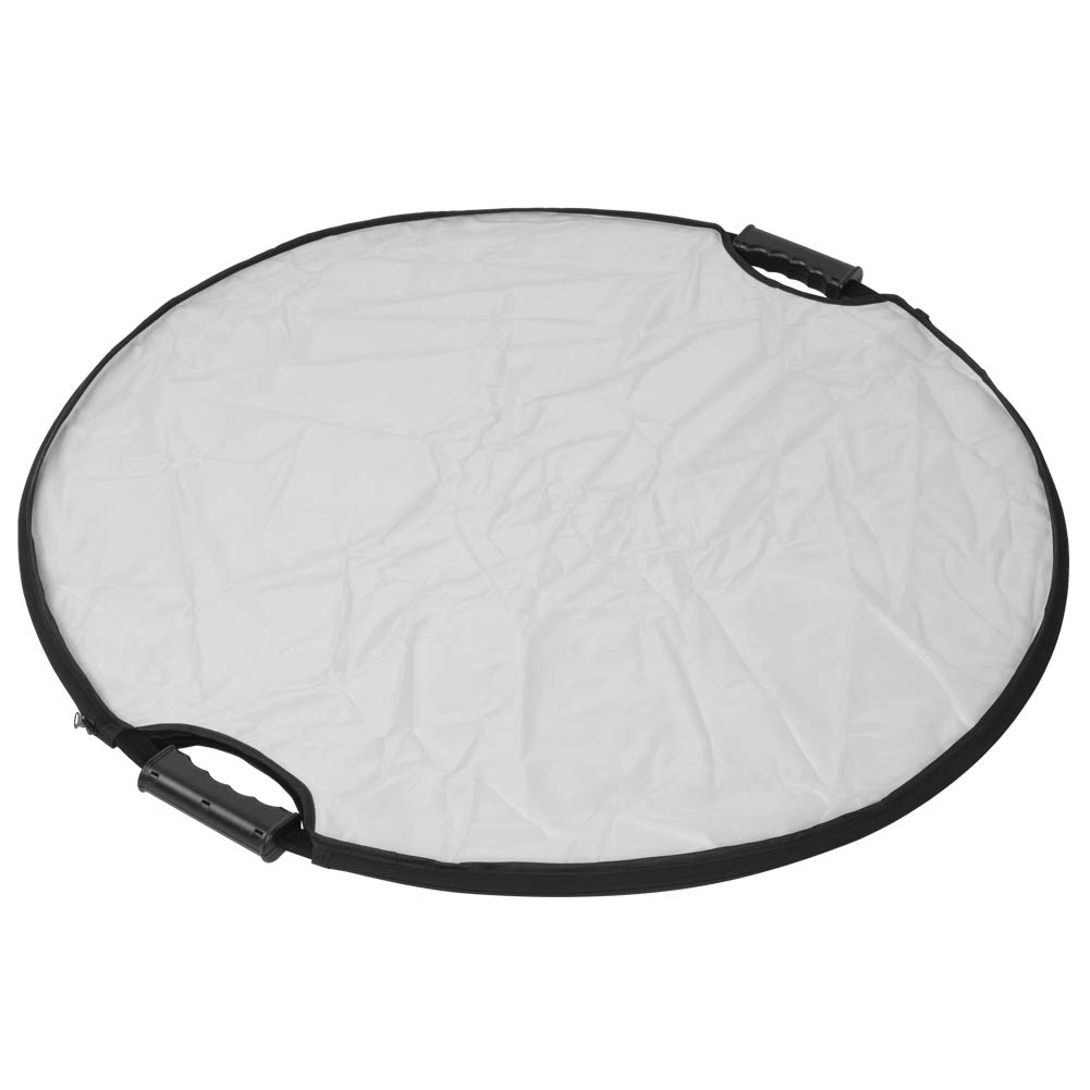 Photography Light Reflectors, 5 in 1 Foldable Reflector Panel Photography Portable Cloth Round Double Handle Reflector for Indoor Outdoor Photo Studio Shooting (80cm)
