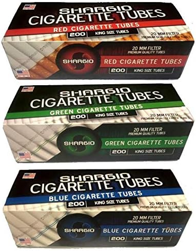 Shargio Red King-Size 200ct Quality Filter Tubes