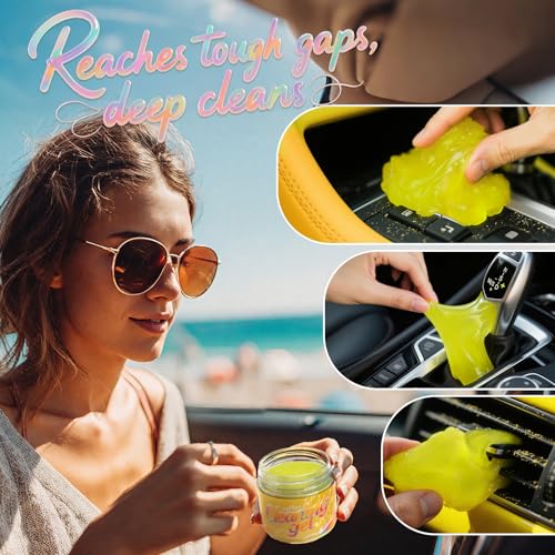 ASFSKY Keyboard & Car Cleaning Gel Putty - Tackle Dust in Tight Spaces