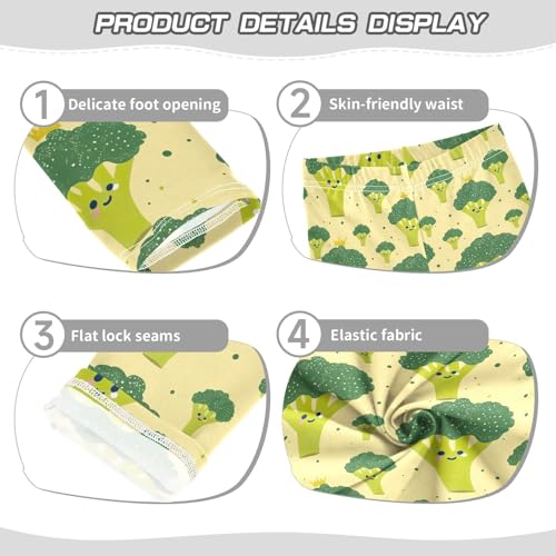 Girls' Leggings Green Vegetables Broccoli Kids Yoga Tights Pants 1 Pack 208581883