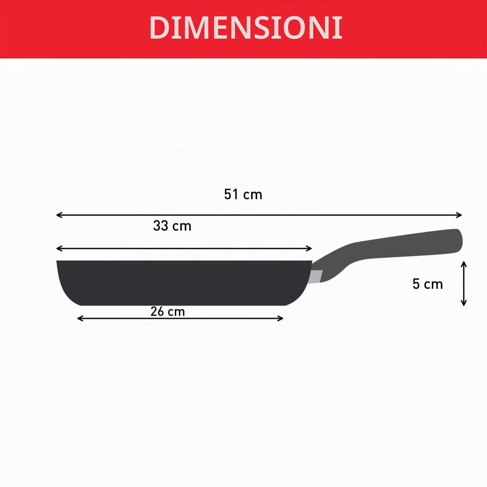 Tefal Duetto Padella 32 cm in Acciaio iossidabile, Rivestimento Antiaderente Power Resist, Base induzione e Alto Impatto, Thermo-Spot, Manico Robusto, Pulizia Facile, Senza PFOA, Adatto a Tutte Le