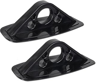 TOMYEUS Inflatable Boat 2pcs Rubber PVC Oar Paddle Stand Holder Hook Buckle For Boat Canoe Kayak Inflatable Boat Rubber Boat Paddle Bracket Paddle Rack Kayak Gonflable