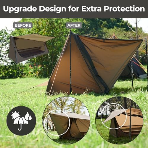 Carpa ultraligera para 1 persona onewind con almohada miniatura 5
