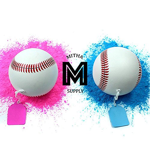 Baseball Gender Reveal Ball Gender Reveal Baseball Balls Pink And Blue Buy Online In Faroe Islands At Faroe Desertcart Com Productid 82786670